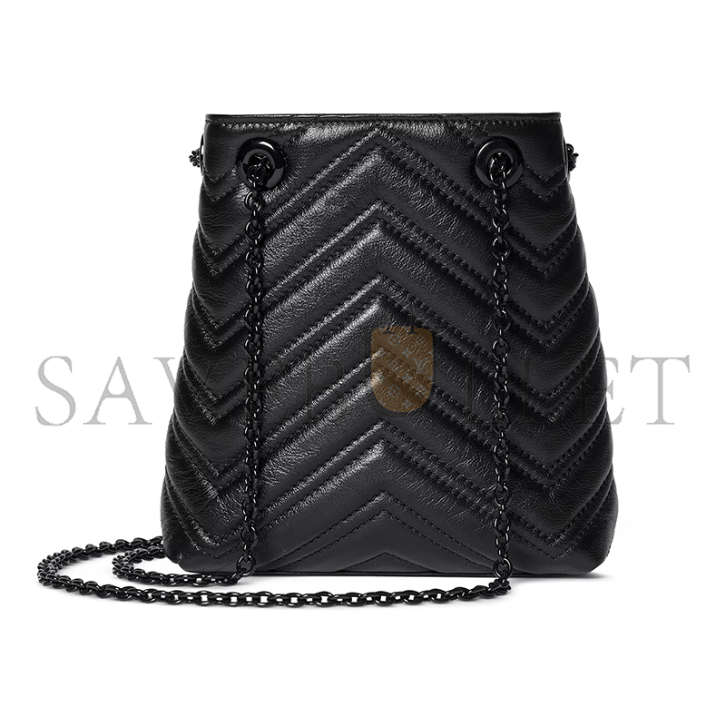 GUCCI GG MARMONT NANO BUCKET BAG 856404 (17*16*6.5cm)